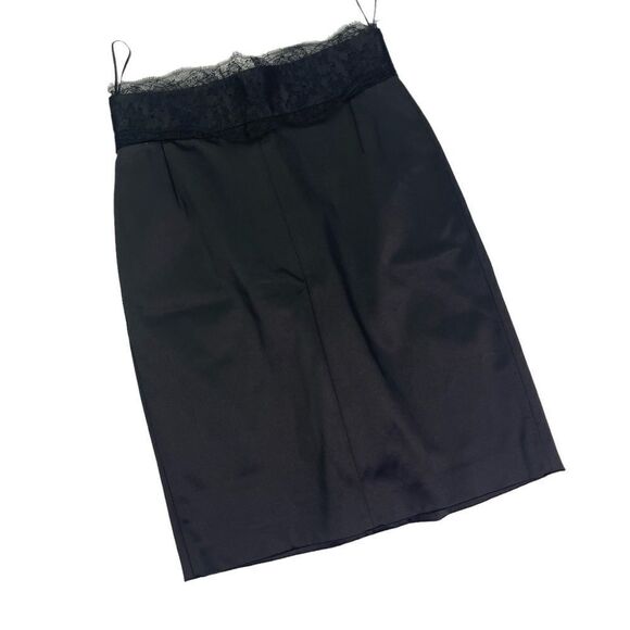 Stella McCartney Pencil Skirt Lace Detail Black Women’s Size 4 - Picture 1 of 7